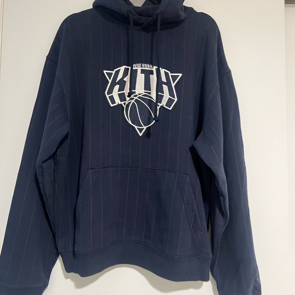 Kith Men's Dark Blue Hoodie Sweater